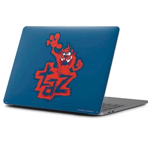 Looney Tunes Tasmanian Devil Blue Apple MacBook Pro 13-inch Skin