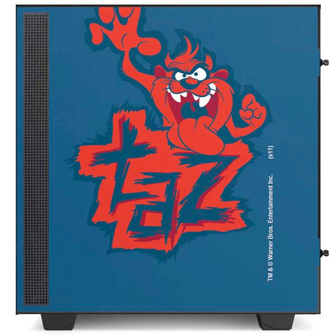 Looney Tunes Tasmanian Devil Blue NZXT H510 Compact ATX Mid-Tower Case Skin