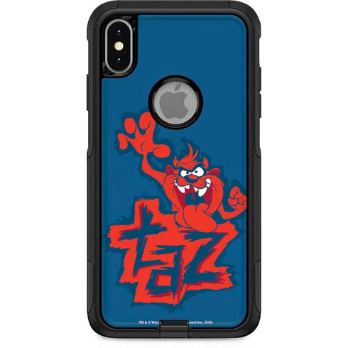 Looney Tunes Tasmanian Devil Blue Otterbox Commuter iPhone Skin