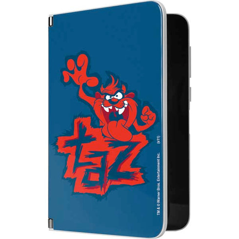 Looney Tunes Tasmanian Devil Blue Surface Duo Skin
