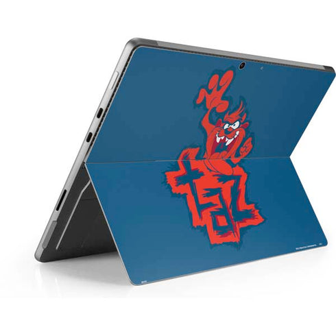 Looney Tunes Tasmanian Devil Blue Surface Pro 9 Skin