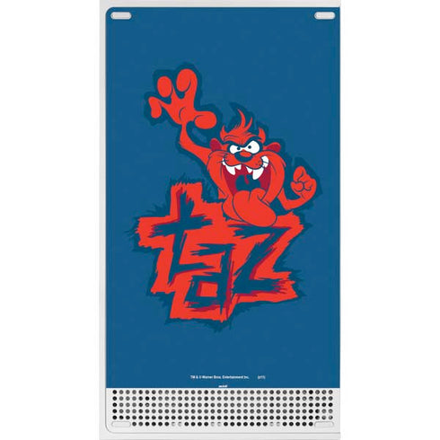 Looney Tunes Tasmanian Devil Blue Xbox Series S Console Skin