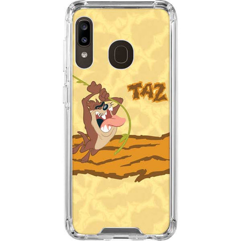 Looney Tunes Tasmanian Devil Rope Swing Galaxy A30 Clear Case