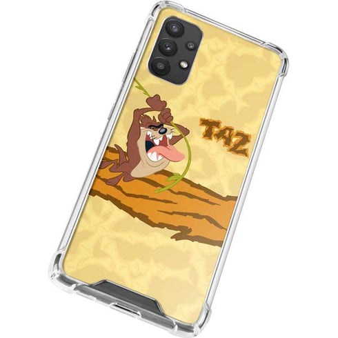 Looney Tunes Tasmanian Devil Rope Swing Galaxy A32 5G Clear Case
