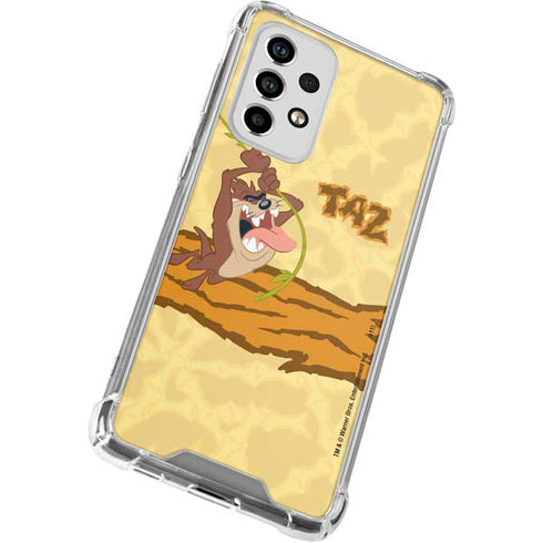Looney Tunes Tasmanian Devil Rope Swing Galaxy A53 5G Clear Case