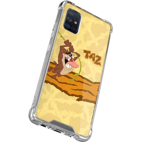 Looney Tunes Tasmanian Devil Rope Swing Galaxy A71 5G Clear Case