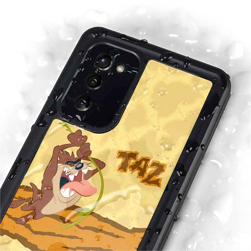 Looney Tunes Tasmanian Devil Rope Swing Galaxy Note20 5G Waterproof Case