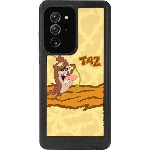 Looney Tunes Tasmanian Devil Rope Swing Galaxy Note20 Ultra 5G Waterproof Case