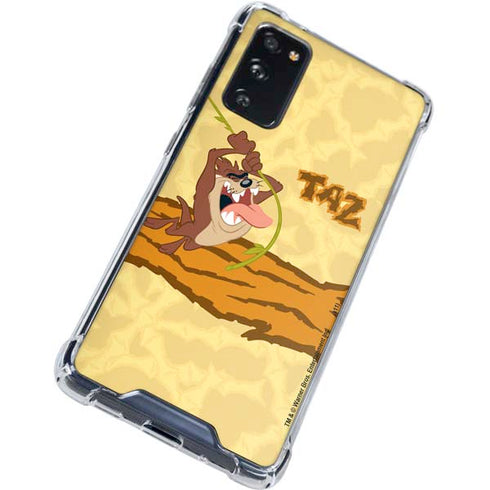 Looney Tunes Tasmanian Devil Rope Swing Galaxy S20 FE Clear Case