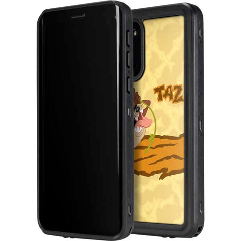Looney Tunes Tasmanian Devil Rope Swing Galaxy S20 Plus Waterproof Case