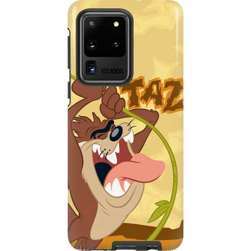 Looney Tunes Tasmanian Devil Rope Swing Galaxy S20 Ultra 5G Pro Case