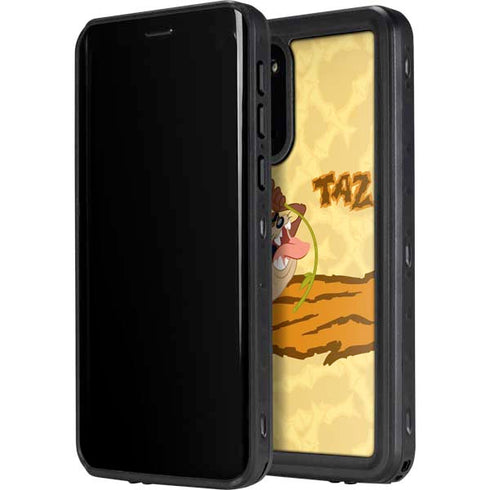 Looney Tunes Tasmanian Devil Rope Swing Galaxy S20 Waterproof Case