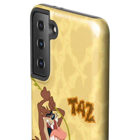 Looney Tunes Tasmanian Devil Rope Swing Galaxy S21 FE Pro Case