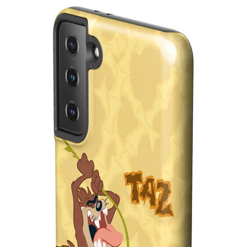 Looney Tunes Tasmanian Devil Rope Swing Galaxy S21 Plus 5G Pro Case