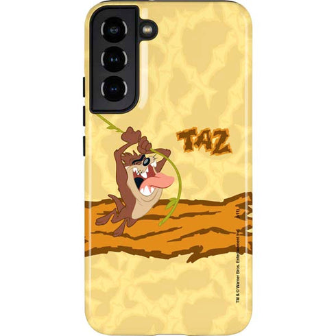 Looney Tunes Tasmanian Devil Rope Swing Galaxy S22 Plus Pro Case