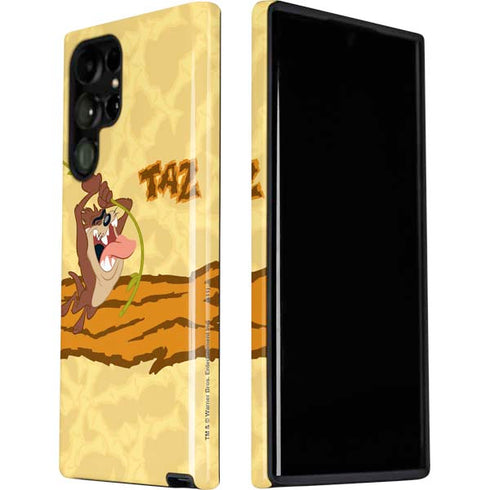Looney Tunes Tasmanian Devil Rope Swing Galaxy S22 Ultra Pro Case