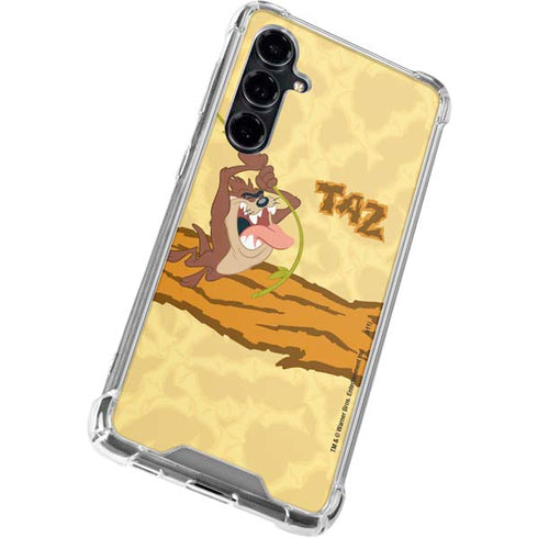 Looney Tunes Tasmanian Devil Rope Swing Galaxy S23 FE Clear Case