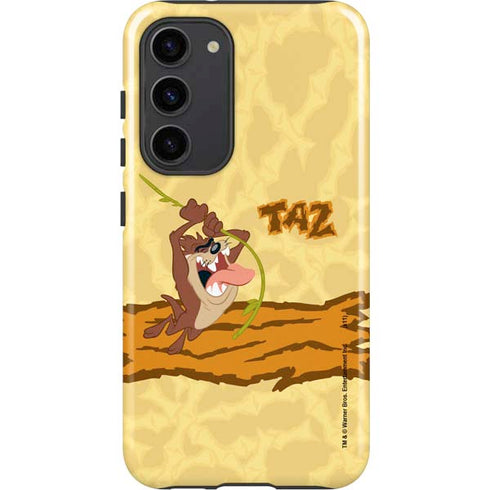 Looney Tunes Tasmanian Devil Rope Swing Galaxy S23 Plus Pro Case