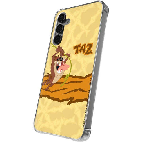 Looney Tunes Tasmanian Devil Rope Swing Galaxy S24 Plus Clear Case