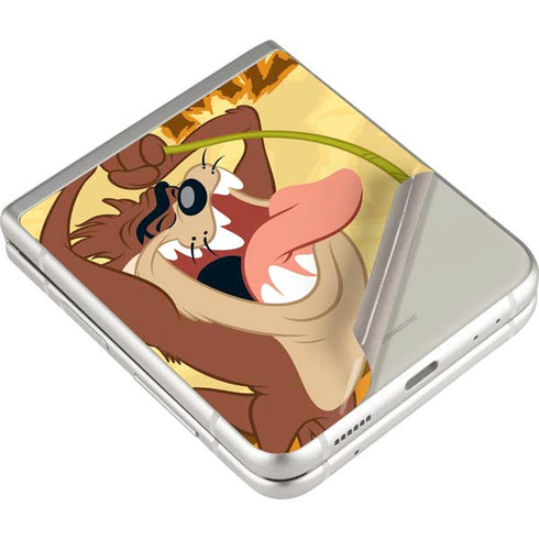 Looney Tunes Tasmanian Devil Rope Swing Galaxy Z Flip3 5G Skin