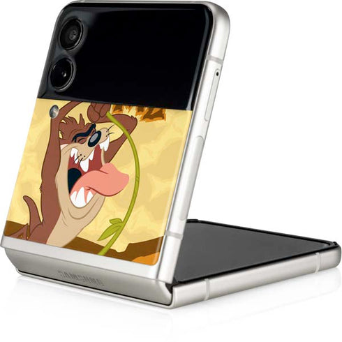 Looney Tunes Tasmanian Devil Rope Swing Galaxy Z Flip4 5G Skin