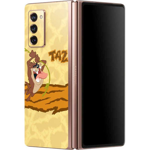 Looney Tunes Tasmanian Devil Rope Swing Galaxy Z Fold2 5G Skin