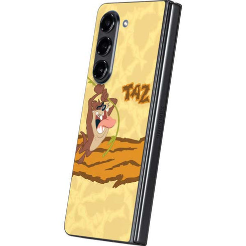 Looney Tunes Tasmanian Devil Rope Swing Galaxy Z Fold5 5G Skin