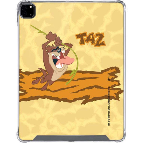 Looney Tunes Tasmanian Devil Rope Swing iPad Pro 12.9in (2020) Clear Case