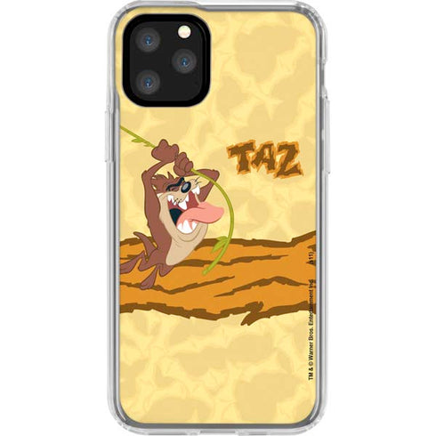 Looney Tunes Tasmanian Devil Rope Swing iPhone 11 Pro Clear Case