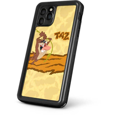 Looney Tunes Tasmanian Devil Rope Swing iPhone 11 Pro Waterproof Case