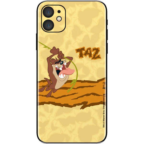 Looney Tunes Tasmanian Devil Rope Swing iPhone 11 Skin