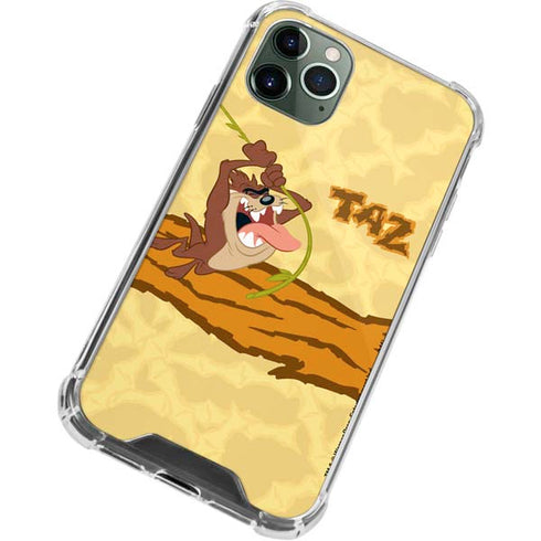 Looney Tunes Tasmanian Devil Rope Swing iPhone 12 Pro Clear Case
