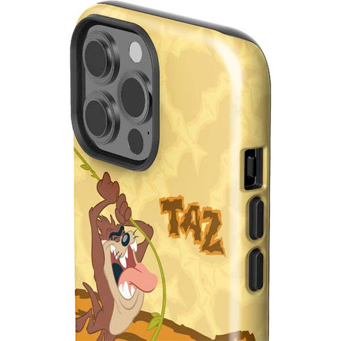 Looney Tunes Tasmanian Devil Rope Swing iPhone 15 Pro Max Impact Case