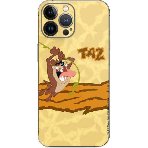 Looney Tunes Tasmanian Devil Rope Swing iPhone 14 Pro Max Skin