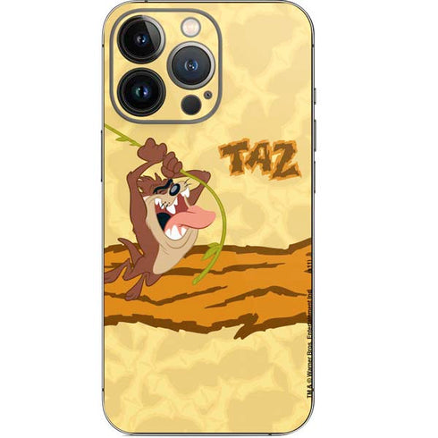 Looney Tunes Tasmanian Devil Rope Swing iPhone 14 Pro Skin