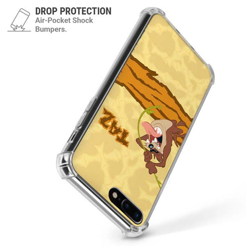Looney Tunes Tasmanian Devil Rope Swing iPhone 7/8 Plus Clear Case