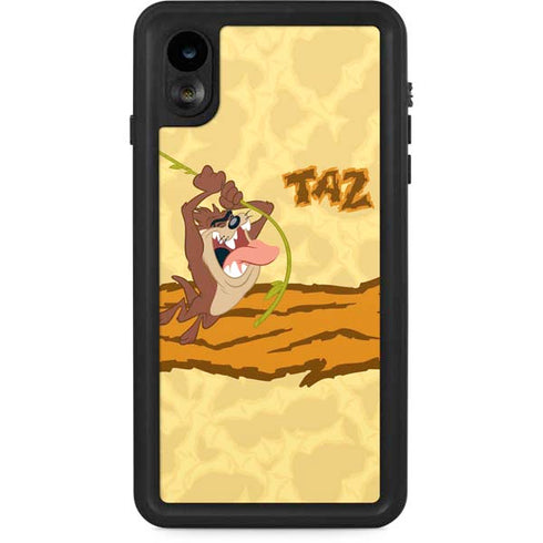 Looney Tunes Tasmanian Devil Rope Swing iPhone XR Waterproof Case