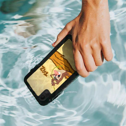 Looney Tunes Tasmanian Devil Rope Swing iPhone XR Waterproof Case