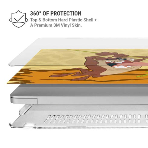 Looney Tunes Tasmanian Devil Rope Swing MacBook Air 13in M1 (2021) Case plus Skin