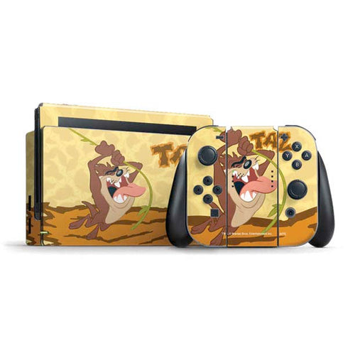 Looney Tunes Tasmanian Devil Rope Swing Nintendo Switch Bundle Skin