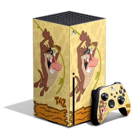 Looney Tunes Tasmanian Devil Rope Swing Xbox Series X Bundle Skin