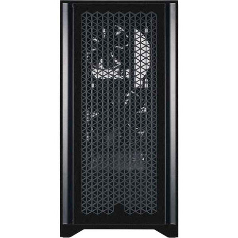 Looney Tunes Tasmanian Devil Sliced Juxtapose Corsair 4000D Tempered Glass Mid-Tower ATX Case Skin