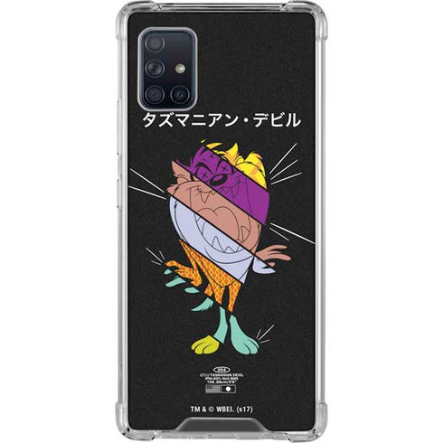 Looney Tunes Tasmanian Devil Sliced Juxtapose Galaxy A51 5G Clear Case
