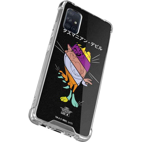 Looney Tunes Tasmanian Devil Sliced Juxtapose Galaxy A51 5G Clear Case