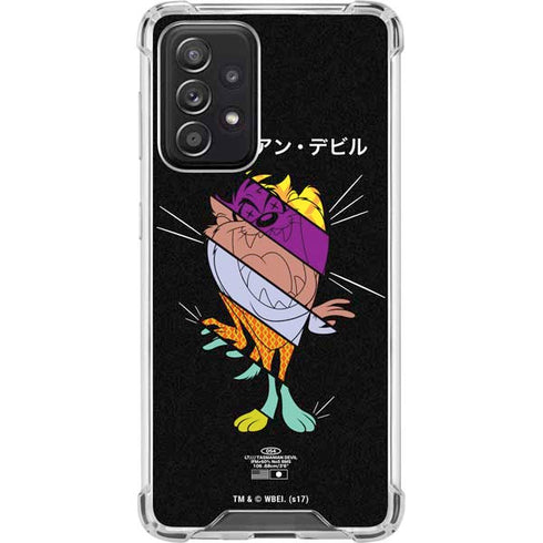 Looney Tunes Tasmanian Devil Sliced Juxtapose Galaxy A52 5G Clear Case