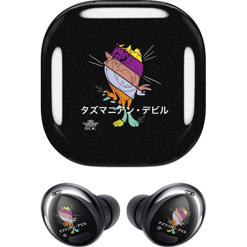 Looney Tunes Tasmanian Devil Sliced Juxtapose Galaxy Buds Pro Skin