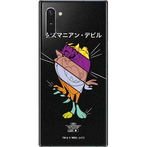 Looney Tunes Tasmanian Devil Sliced Juxtapose Galaxy Note 10 Skin