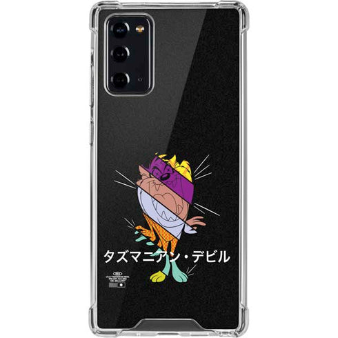 Looney Tunes Tasmanian Devil Sliced Juxtapose Galaxy Note20 5G Clear Case