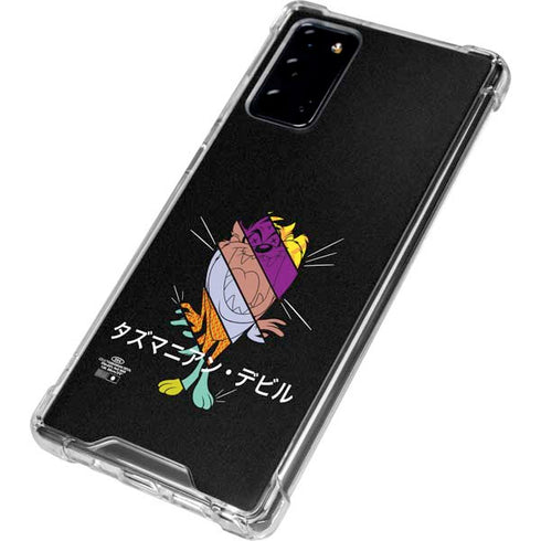 Looney Tunes Tasmanian Devil Sliced Juxtapose Galaxy Note20 5G Clear Case