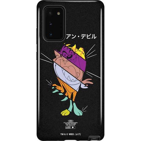 Looney Tunes Tasmanian Devil Sliced Juxtapose Galaxy Note20 5G Pro Case